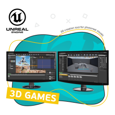 Unreal Engine 4. Игровой движок - КИБЕРшкола программирования для детей, компьютерные курсы для школьников, начинающих и подростков - KIBERone г. Самара