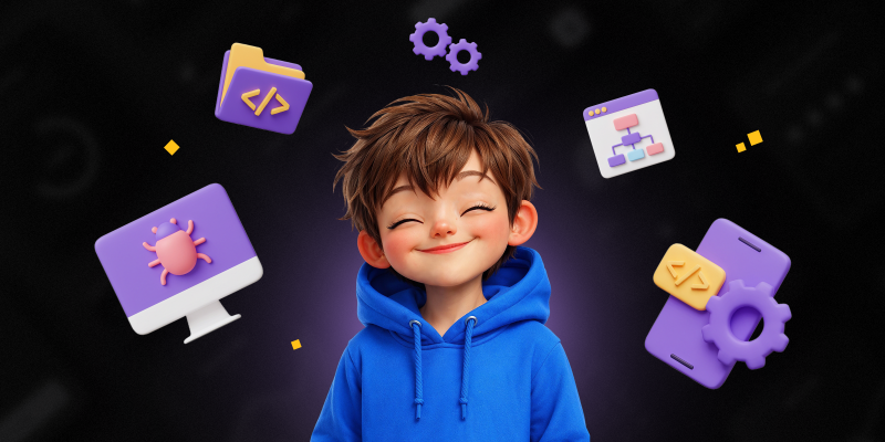 Идеальный сайт с нуля: код, дизайн и AI-помощник - КИБЕРшкола программирования для детей, компьютерные курсы для школьников, начинающих и подростков - KIBERone г. Самара